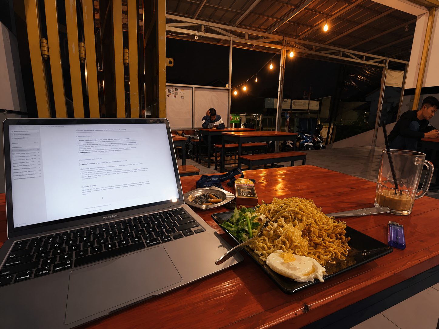 Suasana Ngopi di Warkop Babeh HD